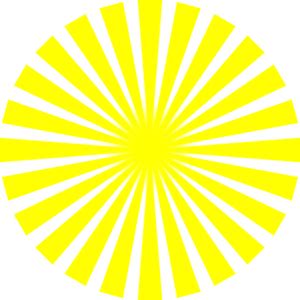 Yellow Sun Rays Clip Art at Clker.com - vector clip art online, royalty ...