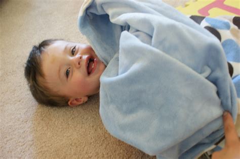 My Baby Loves his Blankies - Grinning Cheek to Cheek