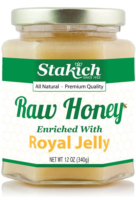 Royal jelly Enriched Raw Honey - Stakich