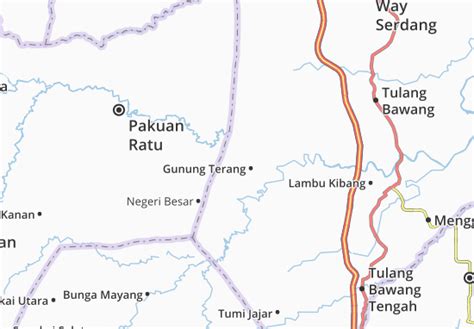 MICHELIN Gunung Terang map - ViaMichelin