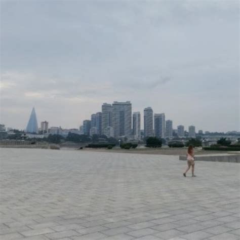 Pyongyang skyline in Pyongyang, Democratic People's Republic of Korea ...