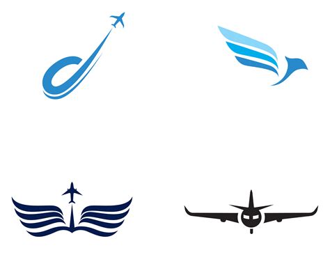 Airplane fly logo and symbols vector template 622965 Vector Art at Vecteezy