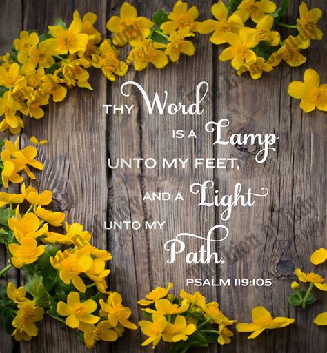 Psalm 119:105 KJV Bible Verse Art thy Word is a Lamp Unto My Feet SVG ...