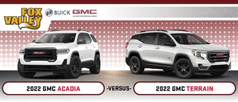 2023 GMC Acadia vs Terrain | Interior, Performance, Technology