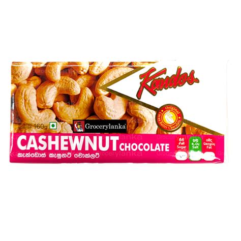 Kandos Cashewnut Chocolate 160g — Grocerylanka