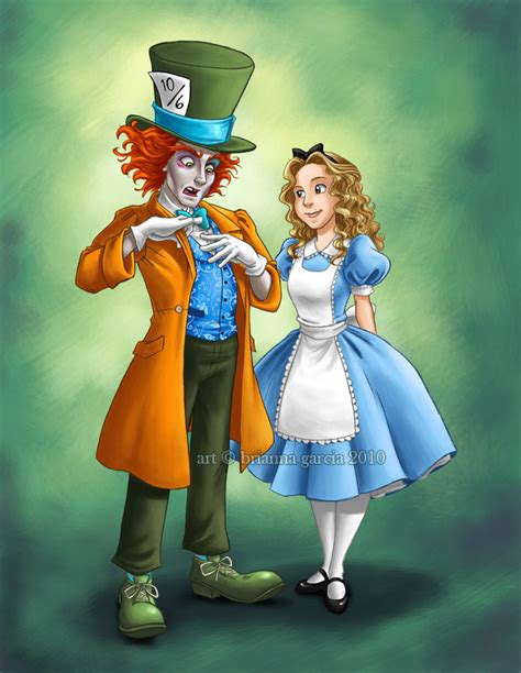 Mad Hatter and Alice - Alice in Wonderland (2010) Fan Art (35776619 ...