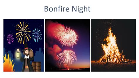 PowerPoint on Bonfire Night history and safety with teaching notes ...