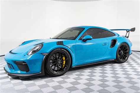 Used 2019 Porsche 911 GT3 RS Coupe Super RARE Miami Blue! Front Lift ...