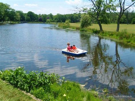 "Paddle Boat on Verona Park Lake" by Jane Neill-Hancock | Redbubble