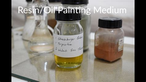 How to make oil painting medium for glazing and layering - YouTube