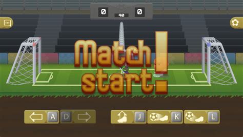 🕹️ Play Football Heads Game: Whimsical 1 vs 1 Soccer Video Game for ...