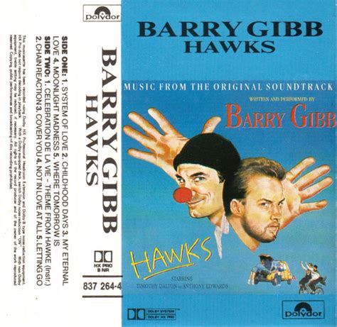 Barry Gibb - Music From The Original Soundtrack 'Hawks' (1988, Dolby HX ...