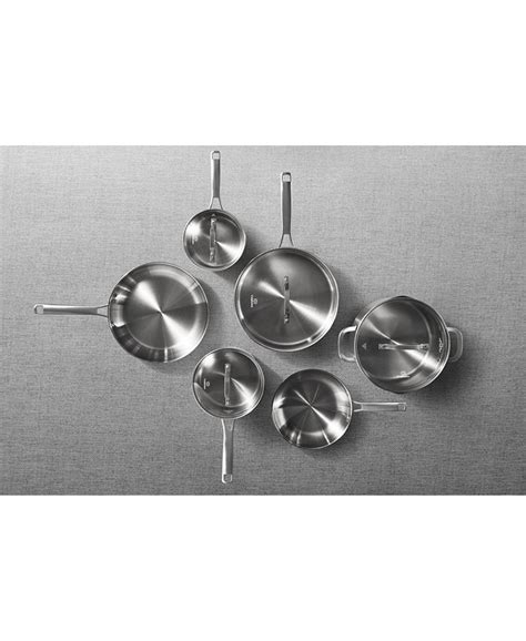 Calphalon Classic Stainless Steel 10-Pc. Cookware Set - Macy's