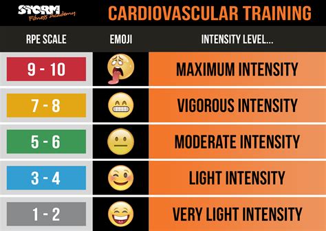 Rate of Perceived Exertion (RPE) - Cardio Training - Storm Fitness Academy