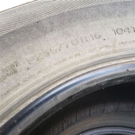 SET OF 4 MICHELIN 235/70 R16 INCH TIRES - Big Valley Auction