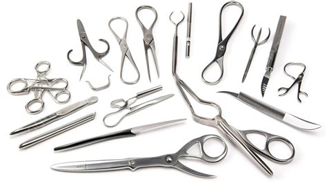 Most Common Surgical Tools Of The Medical Field Background, Surgical ...