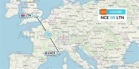 U22430 Flight Status EasyJet: Nice to London (EZY2430)