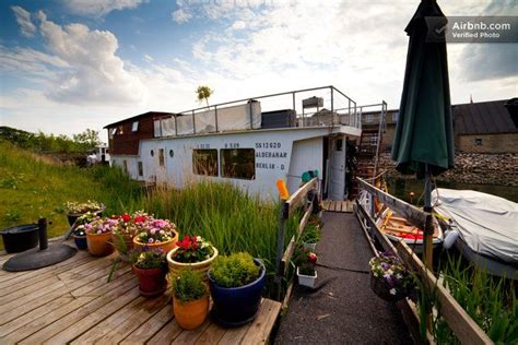 Sunny, spacious, family houseboat in Copenhagen | House boat, Houseboat ...