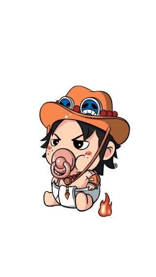 Baby Ace | Dễ thương, Cướp biển và Naruto