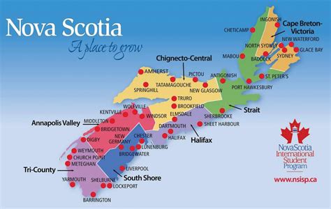 Nova Scotia School Boards Map | Nova scotia canada, Nova scotia, Kentville