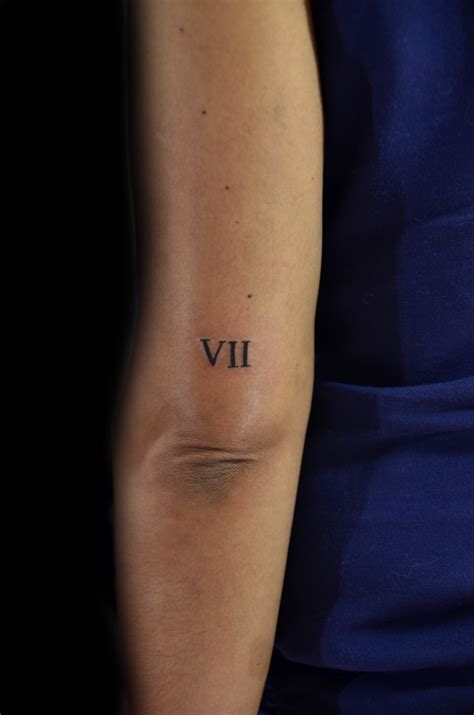 VII tattoo | Tattoos, Piercing tattoo, Small tats