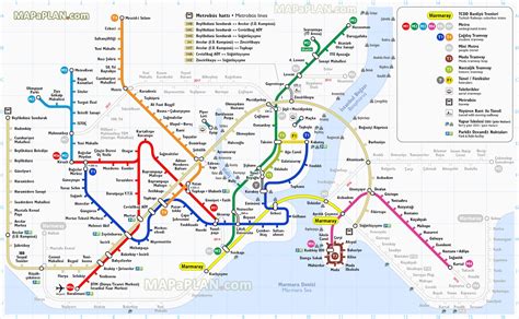 İstanbul Metro Haritası/Istanbul Metro Map | Tatilde Nereye Gitsem?