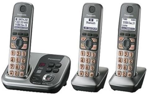 Panasonic PA-KX-TG7733 Cordless Landline Phone with Answering Machine ...