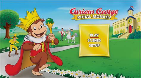 Curious George: Royal Monkey (2019) – DVD Menus