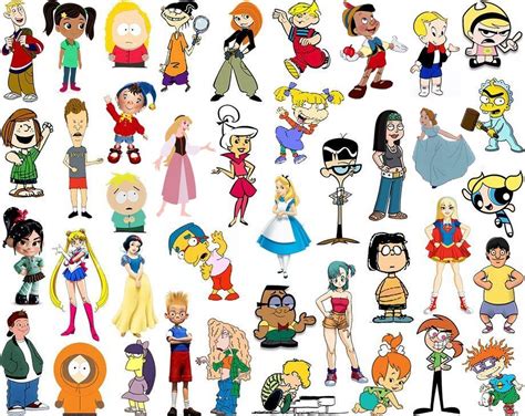 Famous Cartoon Characters - Stetsone