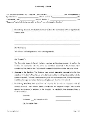 Contract Agreement Templates