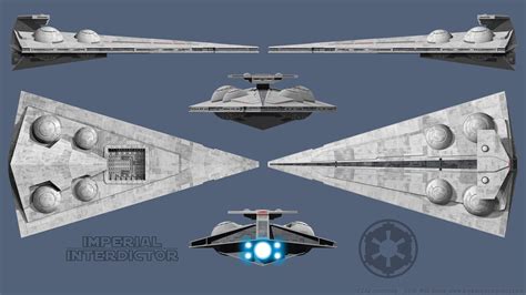 Imperial Interdictor Schematics 01 by Ravendeviant | Star destroyer ...