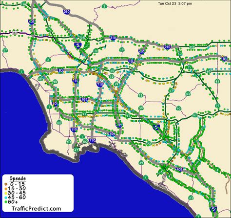 Los Angeles Speed Limit Map | Printable Templates Free