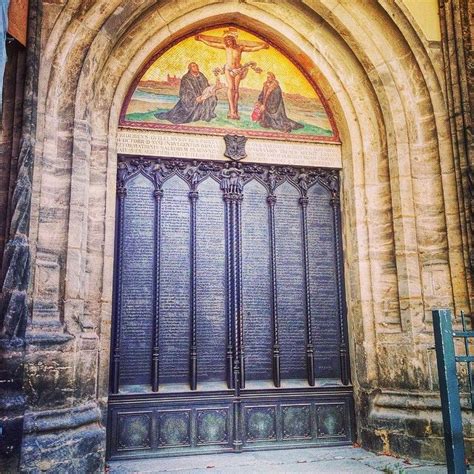 October 31, 1517: Luther nailed his 95 Theses to the door of the Castle ...