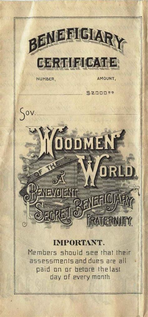 Woodmen of the World - Clairitage Press