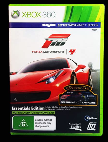 Forza Motorsport 4 Essentials Edition (Xbox 360) VGC - Fast - Free Post ...