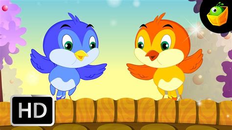 Two Little Dicky Birds - English Nursery Rhymes - Cartoon/Animated ...