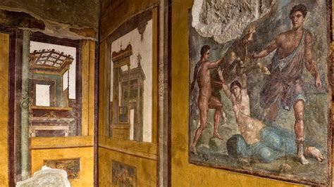 House of the Vettii: Pompeii home owned by former slaves reopens - BBC News