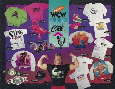 WCW Wrestling Merch Catalog from 1992ish — Rad Years