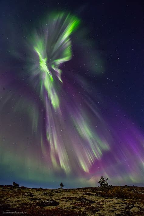 Northern lights in the sky over Murmansk region · Russia Travel Blog