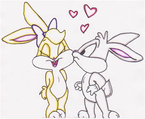 Bugs Bunny And Lola Drawing ~ Bunny Lola Bugs Looney Tunes Cartoon ...