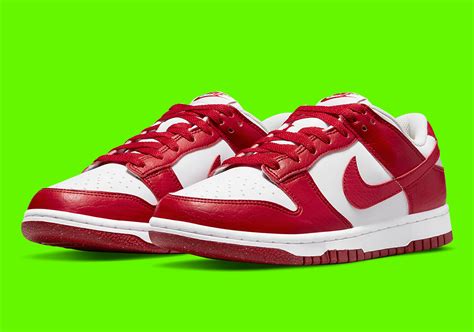 Nike Dunk Low Next Nature University Red White | SneakerNews.com