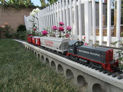 G scale train | Model trains, Garden railroad, Garden beds