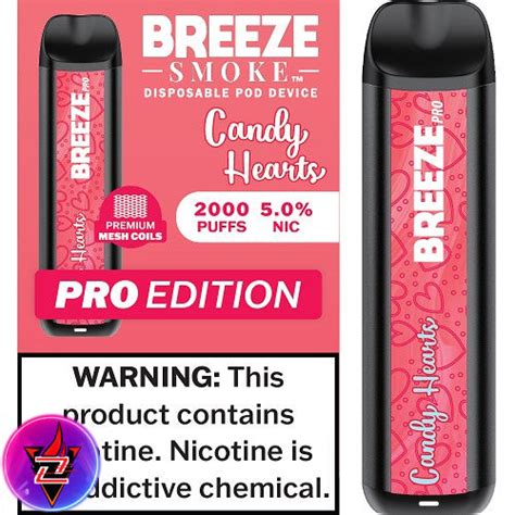 BREEZE PRO 50MG - CANDY HEARTS | Clutch Vape