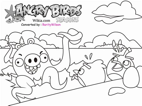 angry birds seasons coloring pages - Clip Art Library