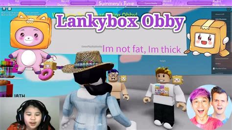 Lankybox Obby | ROBLOX (I saw Adam and Justin) - YouTube