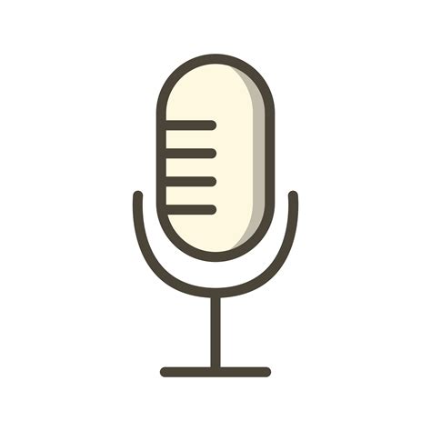 Microphone Icon Vector Illustration 423356 Vector Art at Vecteezy