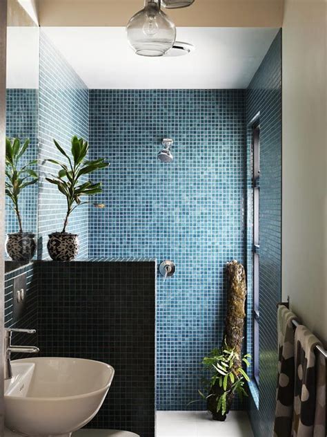 40 blue glass mosaic bathroom tiles tile ideas and pictures 2022