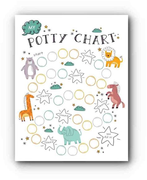 Free Printable Potty Training Sticker Chart Download These Free Charts ...