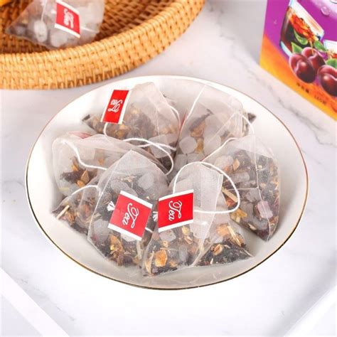 55*70mm Pyramid Shape Tea Bag Nylon Pyramid Filter Bag Manufacturers ...