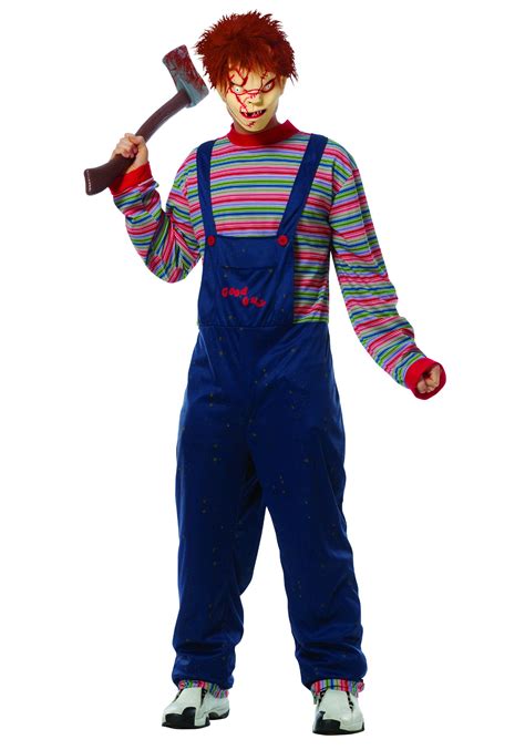 Adult Plus Size Evil Chucky Costume 2X 3X